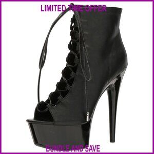 Ankle Booties Size 6-10, 3-8 Inch Heels, Polyurethane & Suede